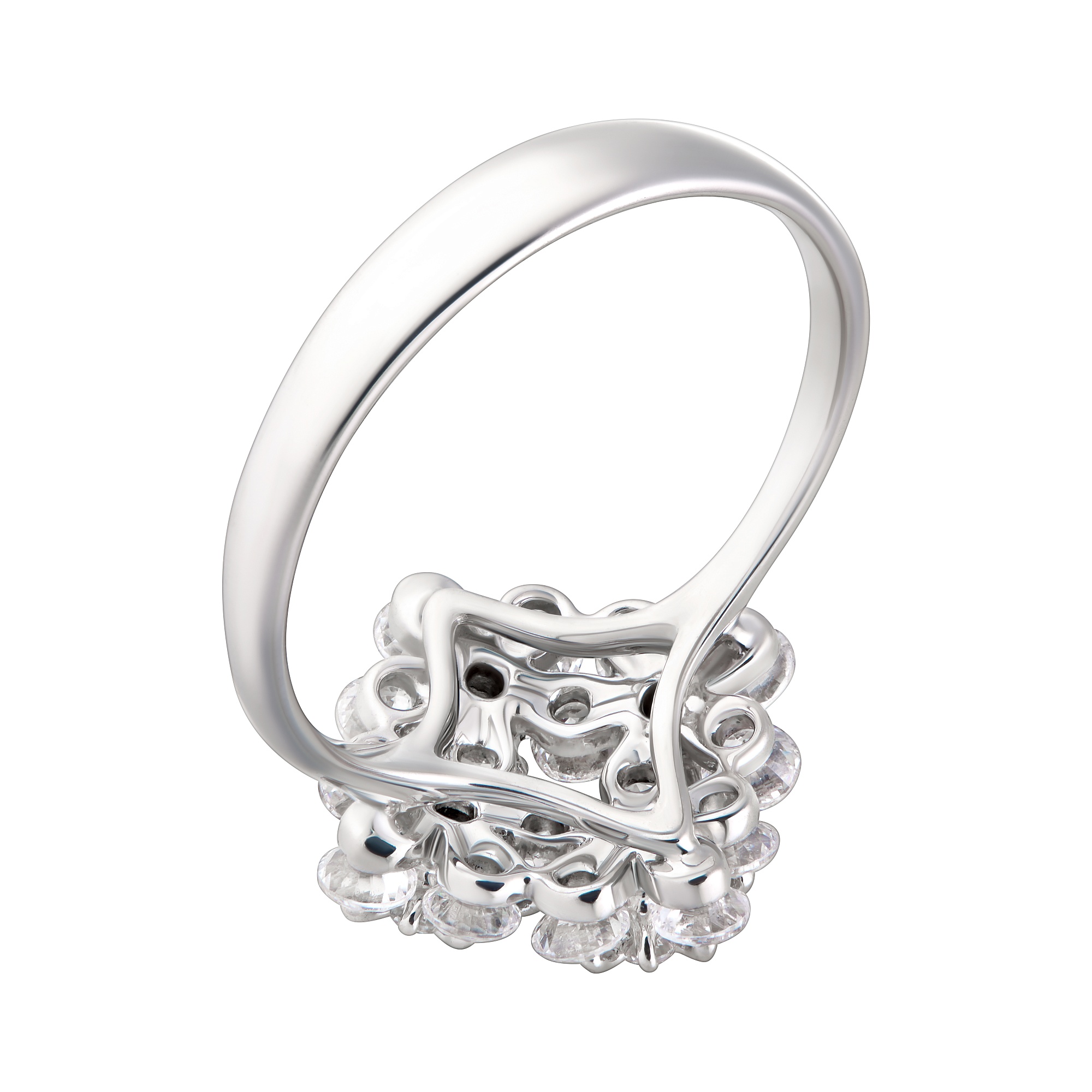 Ring collection Waltz of Flowers, MOISEIKIN, Diamonds, 18K White Gold | Photo 3