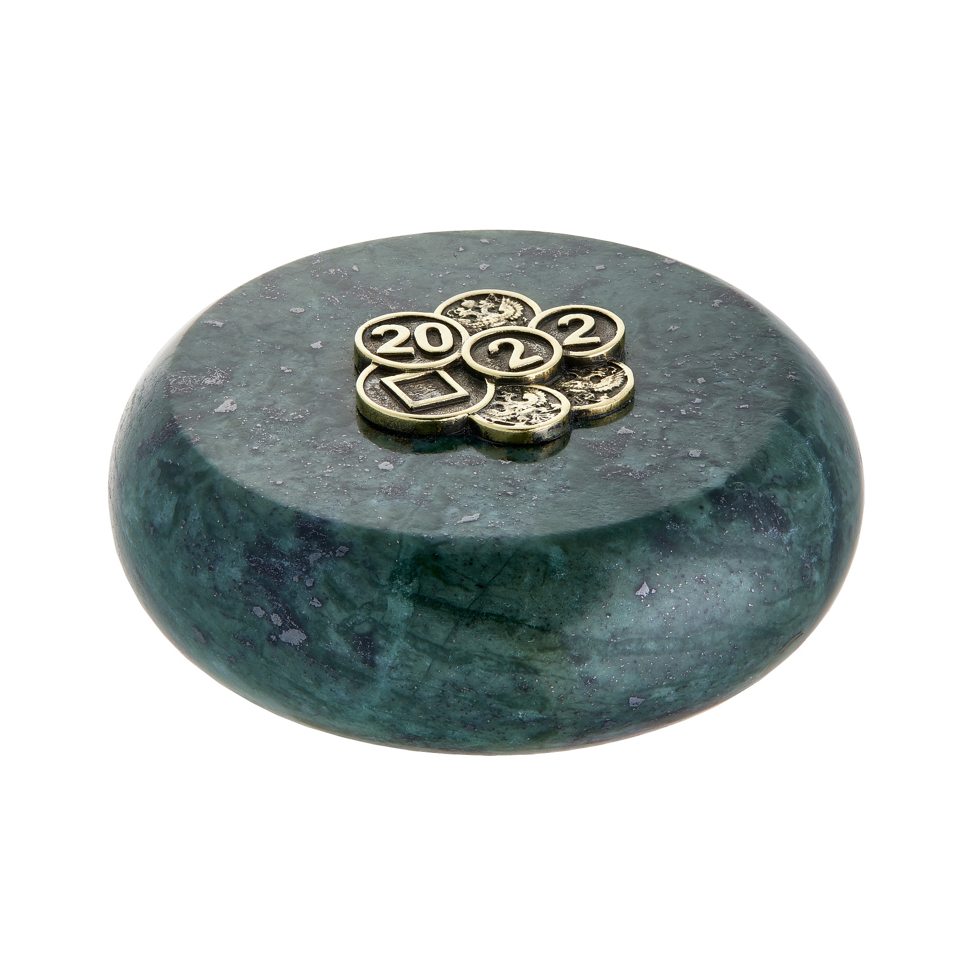 Souvenir «Symbol of 2022», collection Money Stone, MOISEIKIN, Serpentinite, Bronze | Photo 1