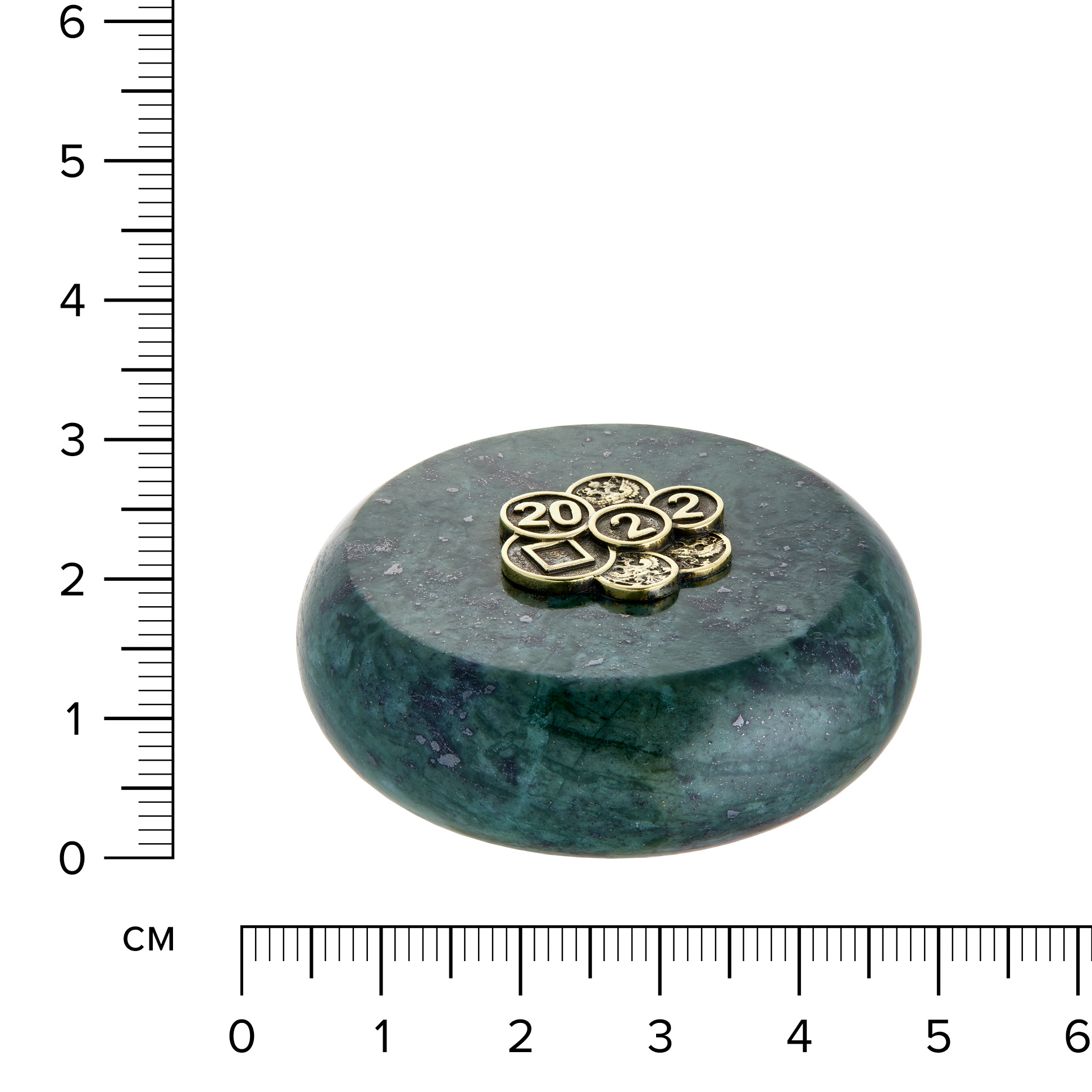 Souvenir «Symbol of 2022», collection Money Stone, MOISEIKIN, Serpentinite, Bronze | Photo 5
