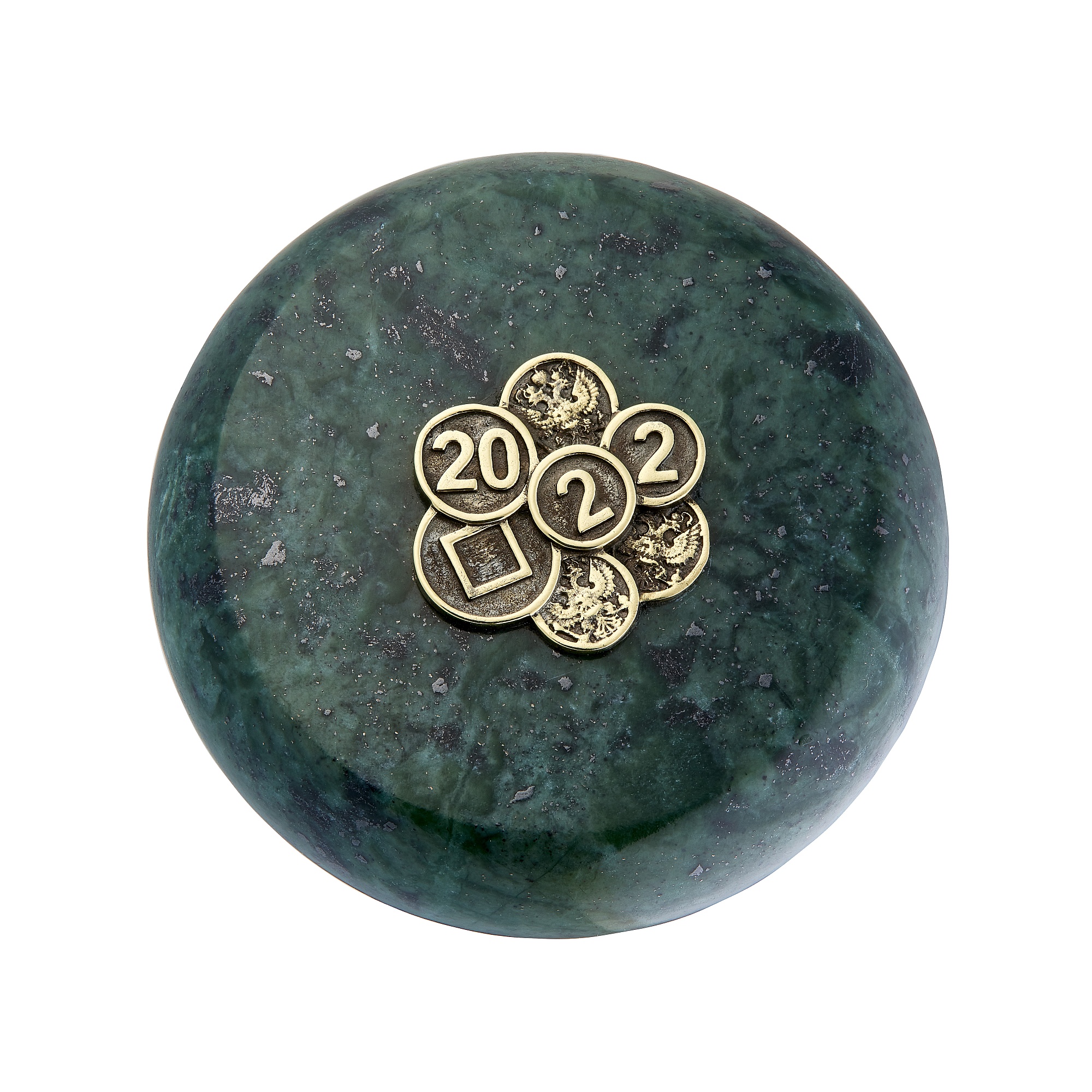 Souvenir «Symbol of 2022», collection Money Stone, MOISEIKIN, Serpentinite, Bronze | Photo 2