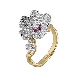 Ring collection Almond Blossom, MOISEIKIN, Diamonds, Rubys, Gold | Photo 1