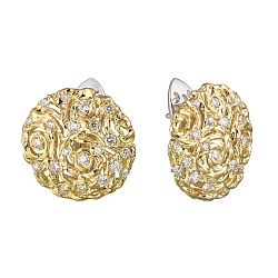 Earrings collection Starry Night, MOISEIKIN, Diamonds, 18K Yellow Gold | Photo 1