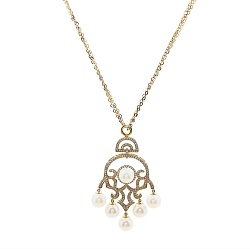 Necklace collection Baroque, LAETITIA, Diamonds, Pearl, 18K Gold | Photo 1